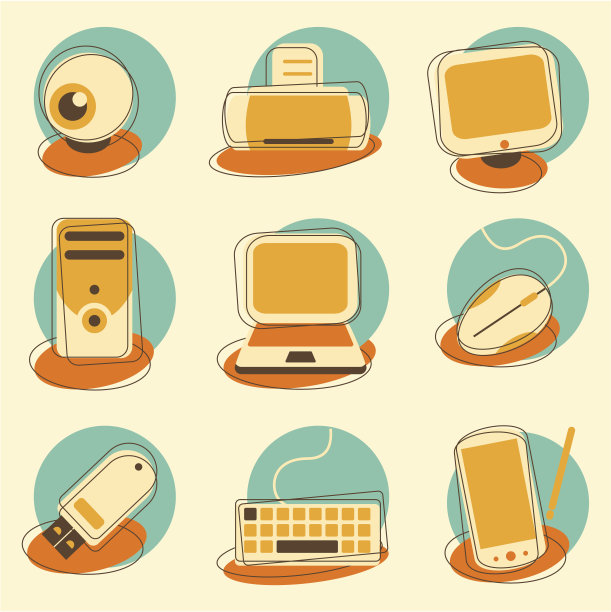 计算机和电子图标设置图片下载