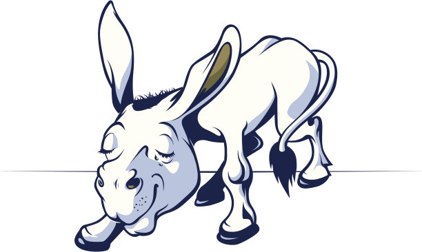 卡通驴微笑图片下载