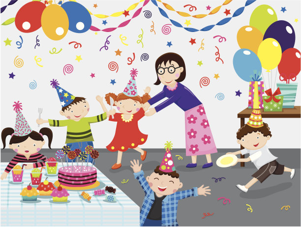 生日聚会素材图片