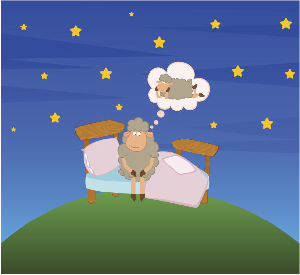 漫画绵羊在床上梦见女朋友图片下载