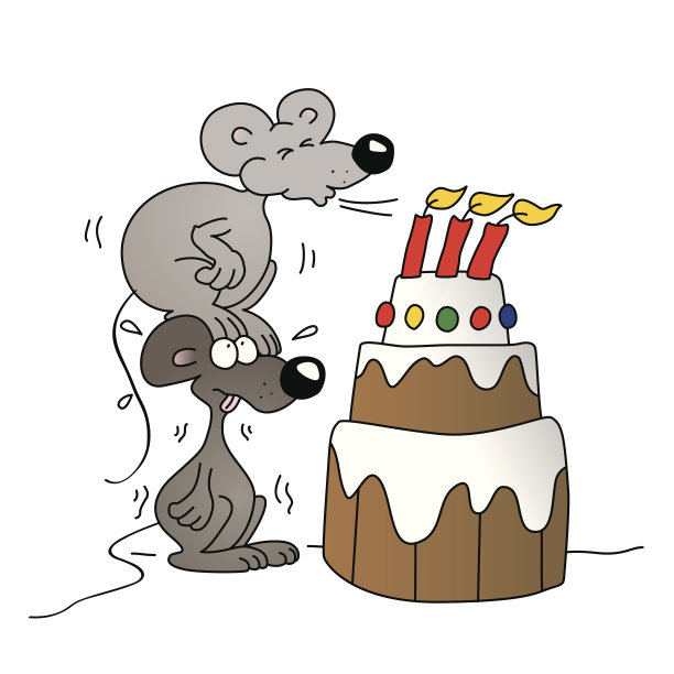 生日快乐的老鼠图片下载