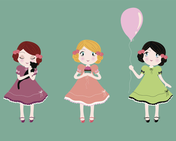 可爱的女孩图片下载