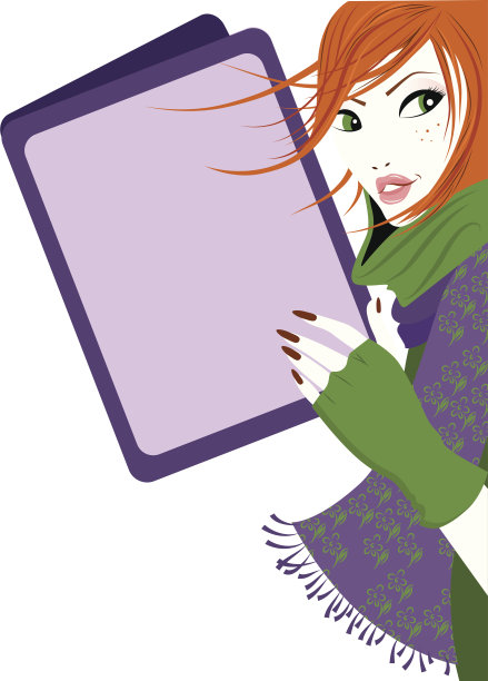 女孩的书图片下载