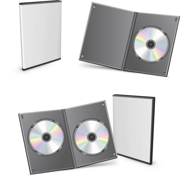 三维矢量DVD盒图片下载