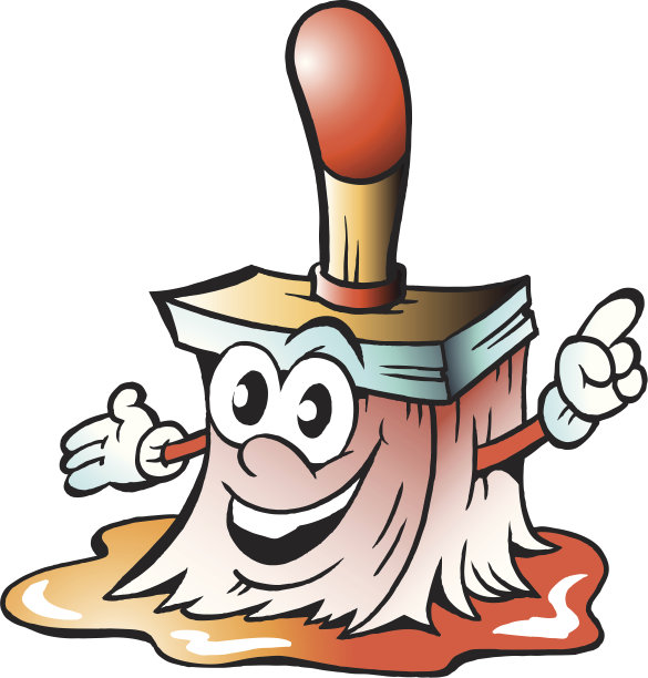 快乐画笔吉祥物图片下载