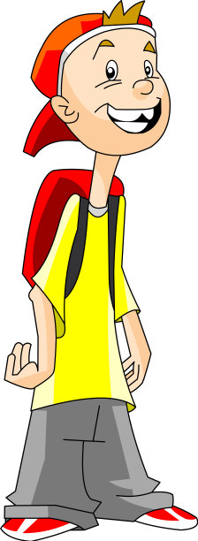 快乐的学校男孩图片下载