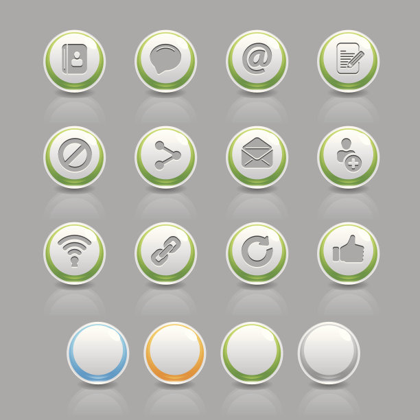 社交媒体图标图片下载