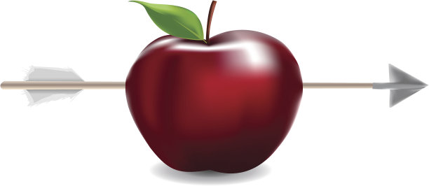 苹果的箭头图片下载