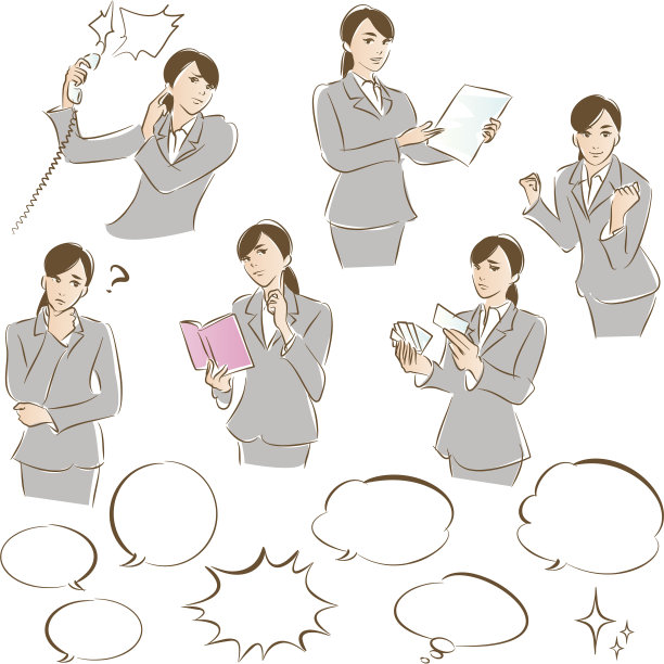 商业女性图片下载