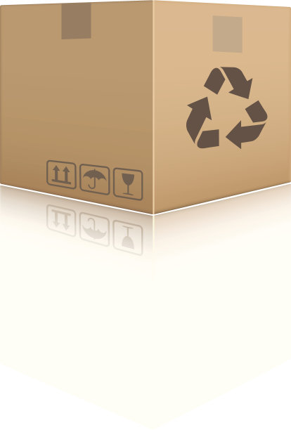 白色的纸板箱图片下载