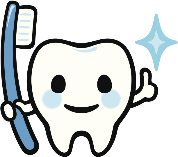 快乐笑牙有牙刷图片下载