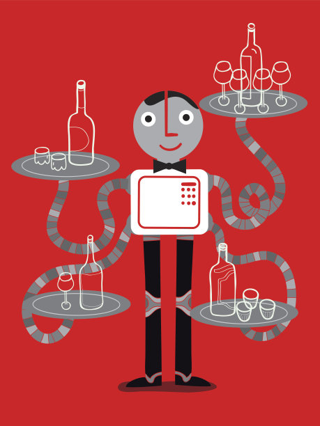 侍者机器人图片下载