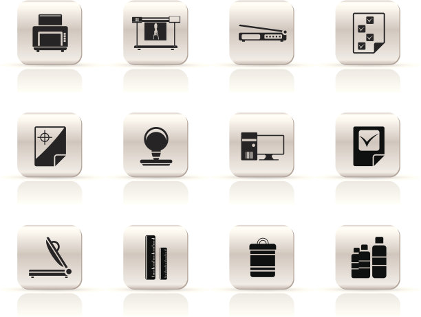 印刷行业的图标图片下载