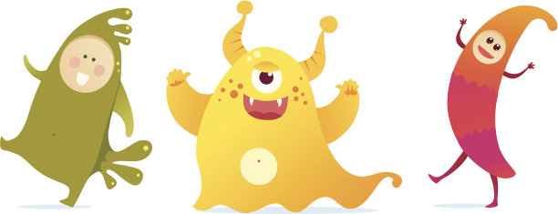 快乐的怪物图片下载