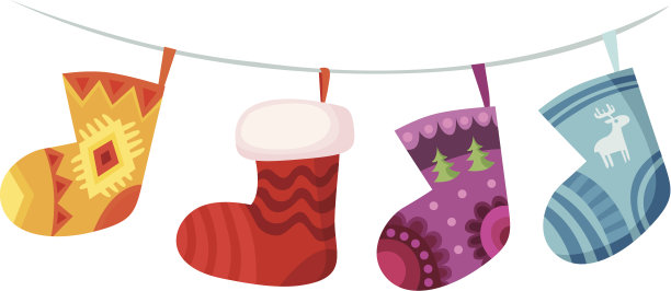 圣诞袜图片下载