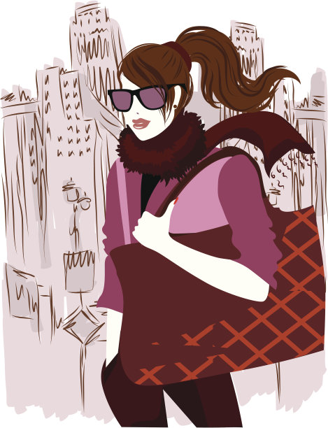 走在城市里图片下载