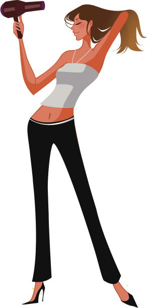 干燥的头发图片下载