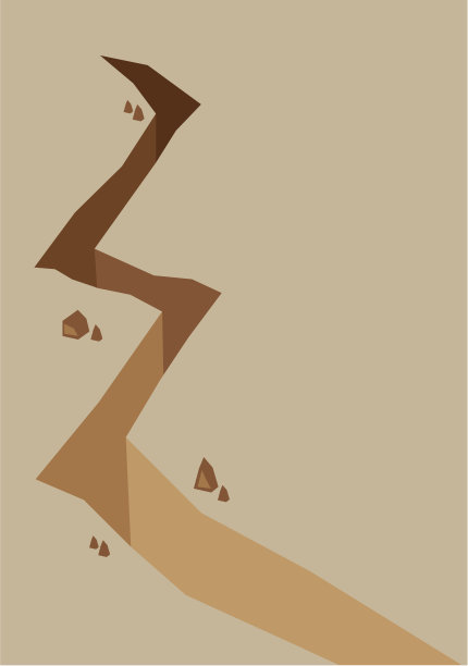 土地的缺口图片下载