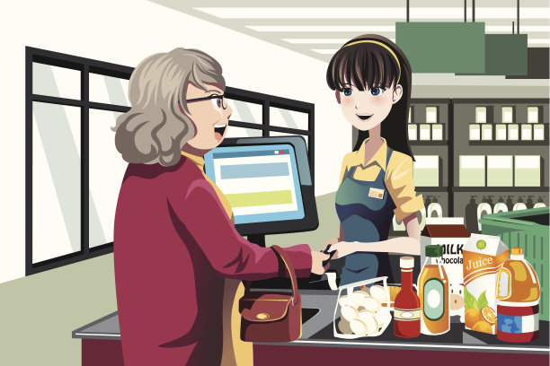 超市购物图片下载