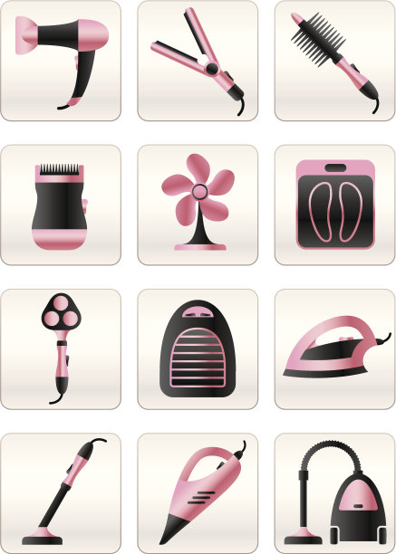 化妆品，清洁和加热设备图片下载