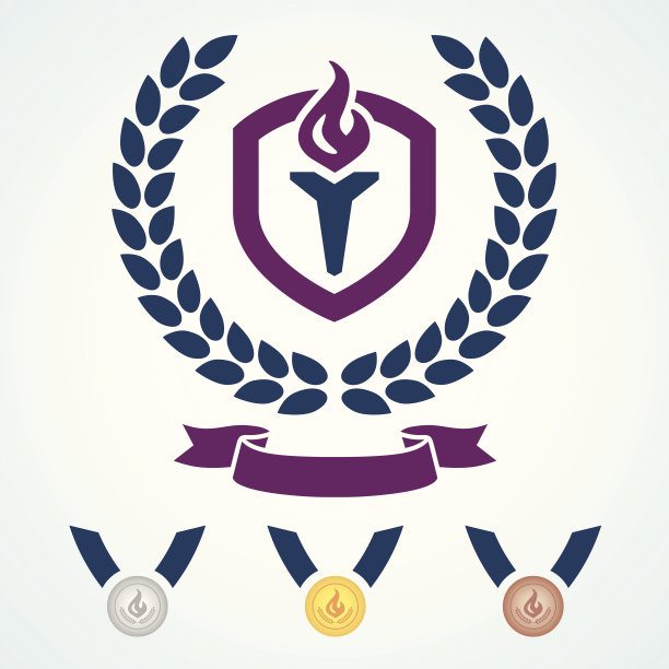 田径会徽和奖牌图片下载