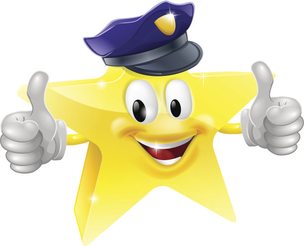 明星警察卡通图片下载