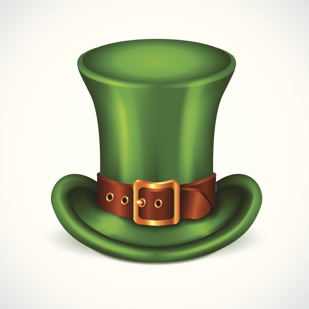 圣帕特里克节妖精帽图片下载