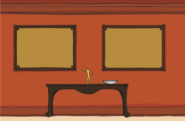 空框架的走廊图片下载