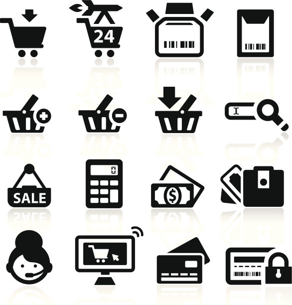 购物图标集优雅系列图片下载