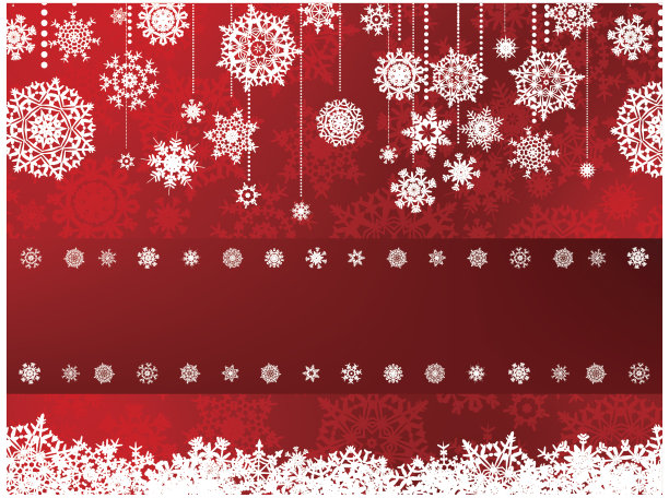 红牌上有雪花。EPS 8素材图片