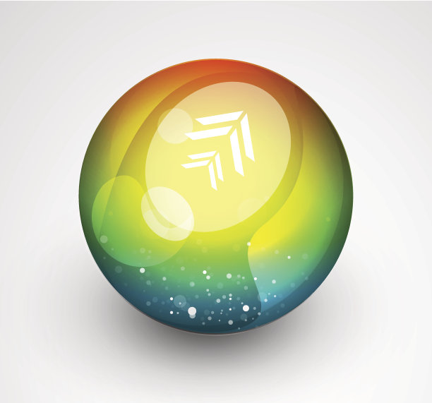 矢量光泽球图片下载