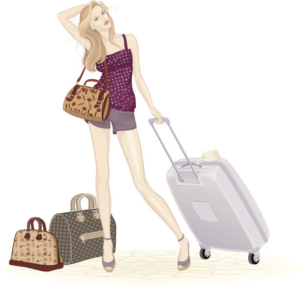 旅行的女孩图片下载