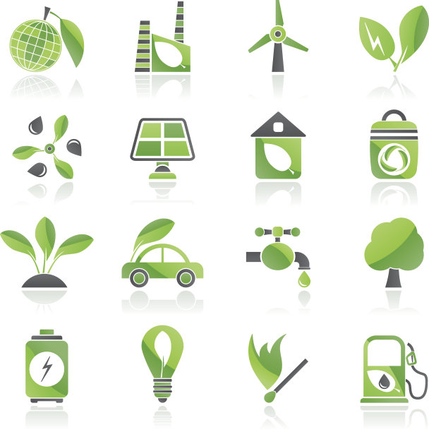 绿色能源、环境、生态标志图片下载