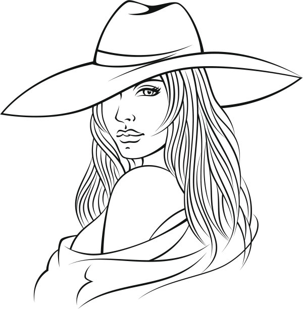 女人的帽子图片下载