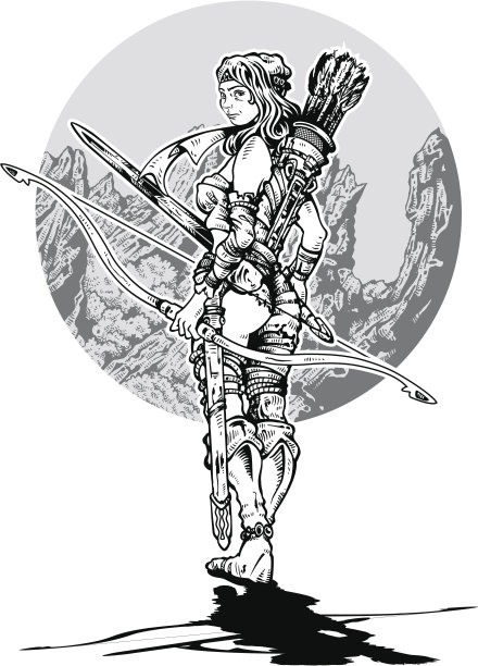 梦幻女孩II(黑白版)图片下载