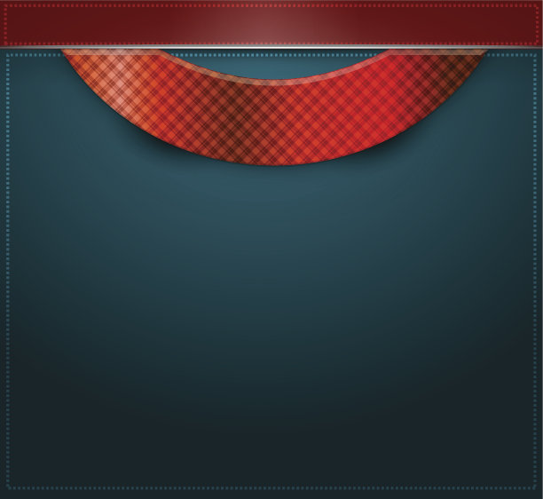 矢量红色纹理缎带图片下载