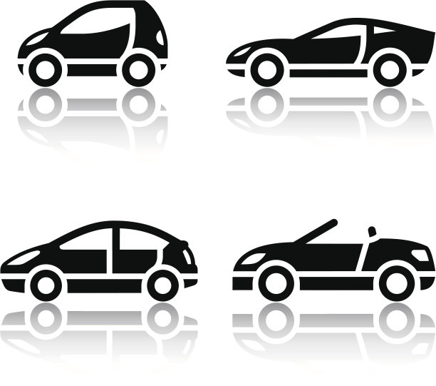 一组运输图标-车辆图片下载