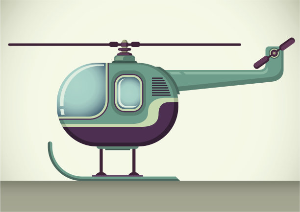 漫画直升机。图片下载