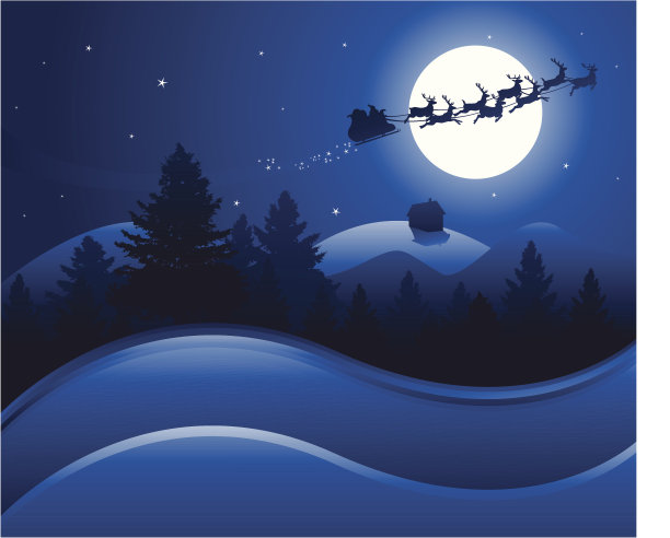 圣诞节的背景素材图片