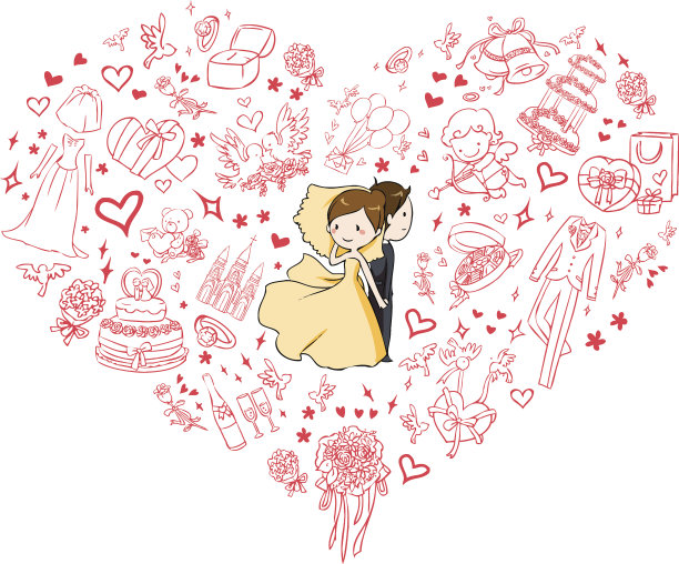 婚礼的邀请图片下载