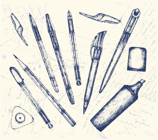 手绘笔图片下载
