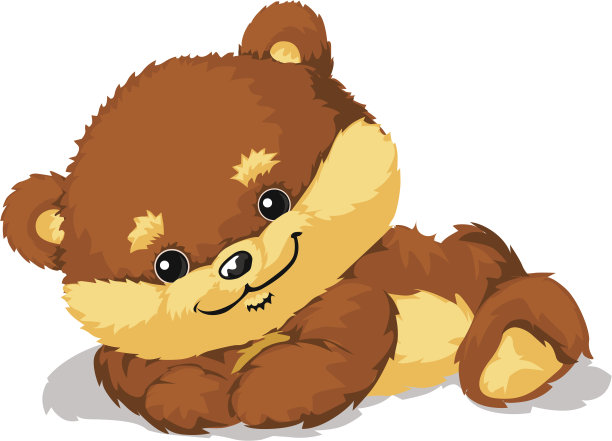 可爱小熊插画图片下载