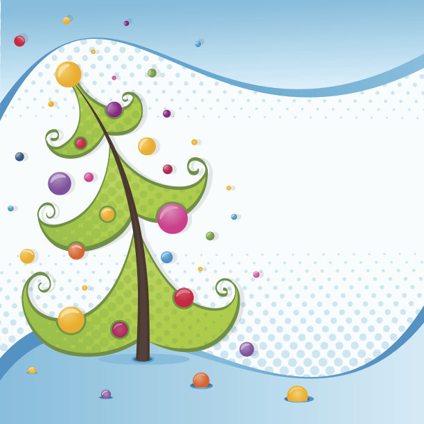 圣诞树插图图片下载