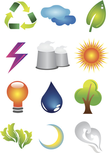 2D环保标志图片下载