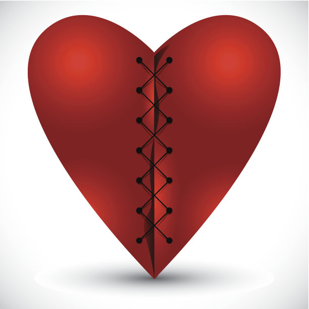 心十字用一根线连在一起。图片下载