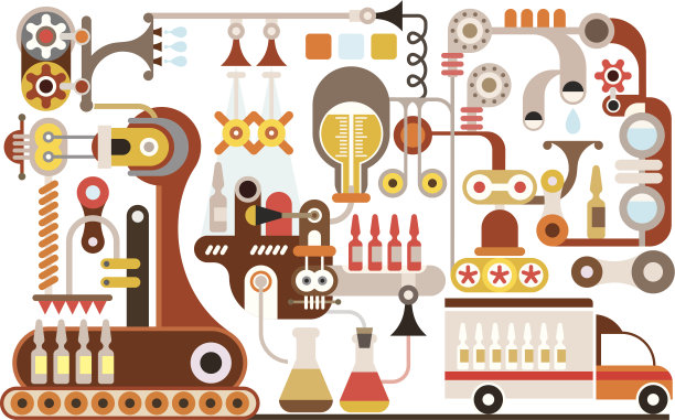 制药厂相关图标图片下载