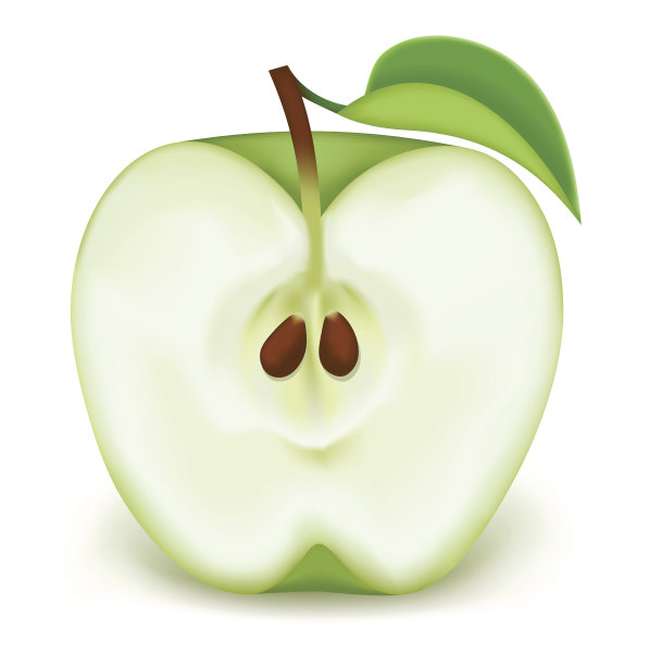 半个青苹果图片下载