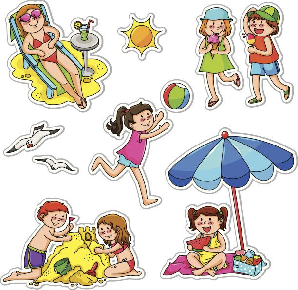 孩子们在夏天图片下载