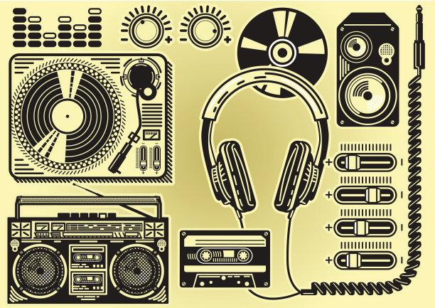 音乐元素图片下载