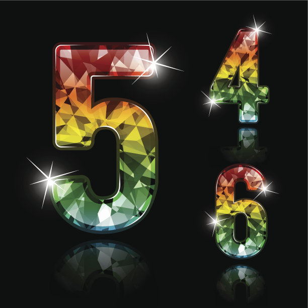 闪亮的钻石数字图片下载